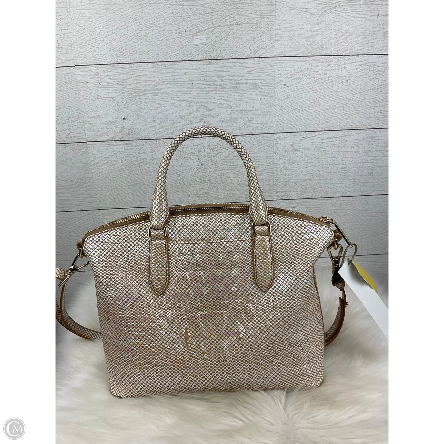 Handbag Designer By Brahmin, Size: Medium