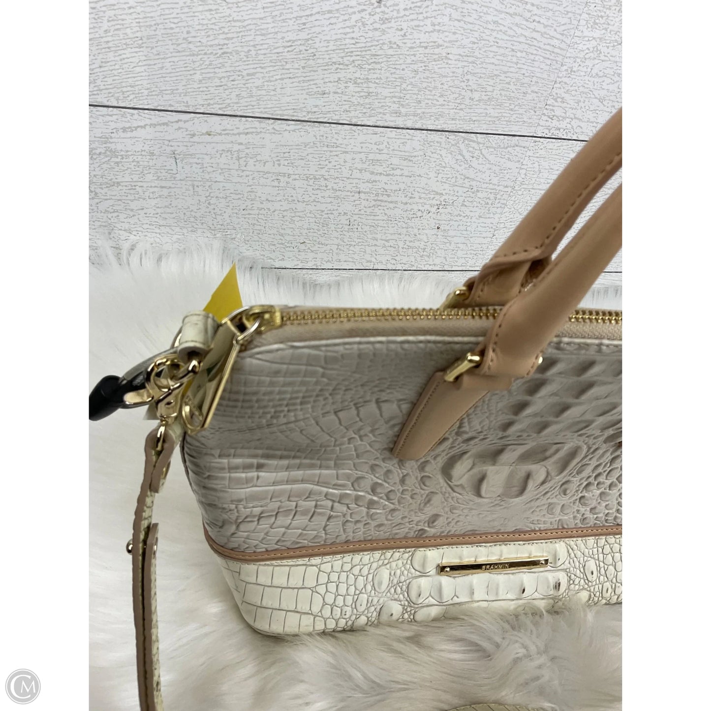 Handbag Designer By Brahmin, Size: Medium