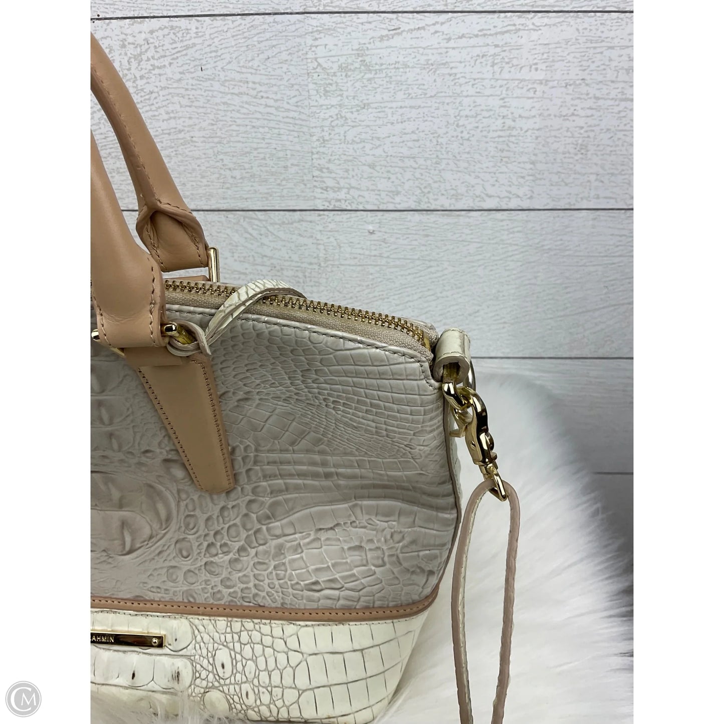 Handbag Designer By Brahmin, Size: Medium