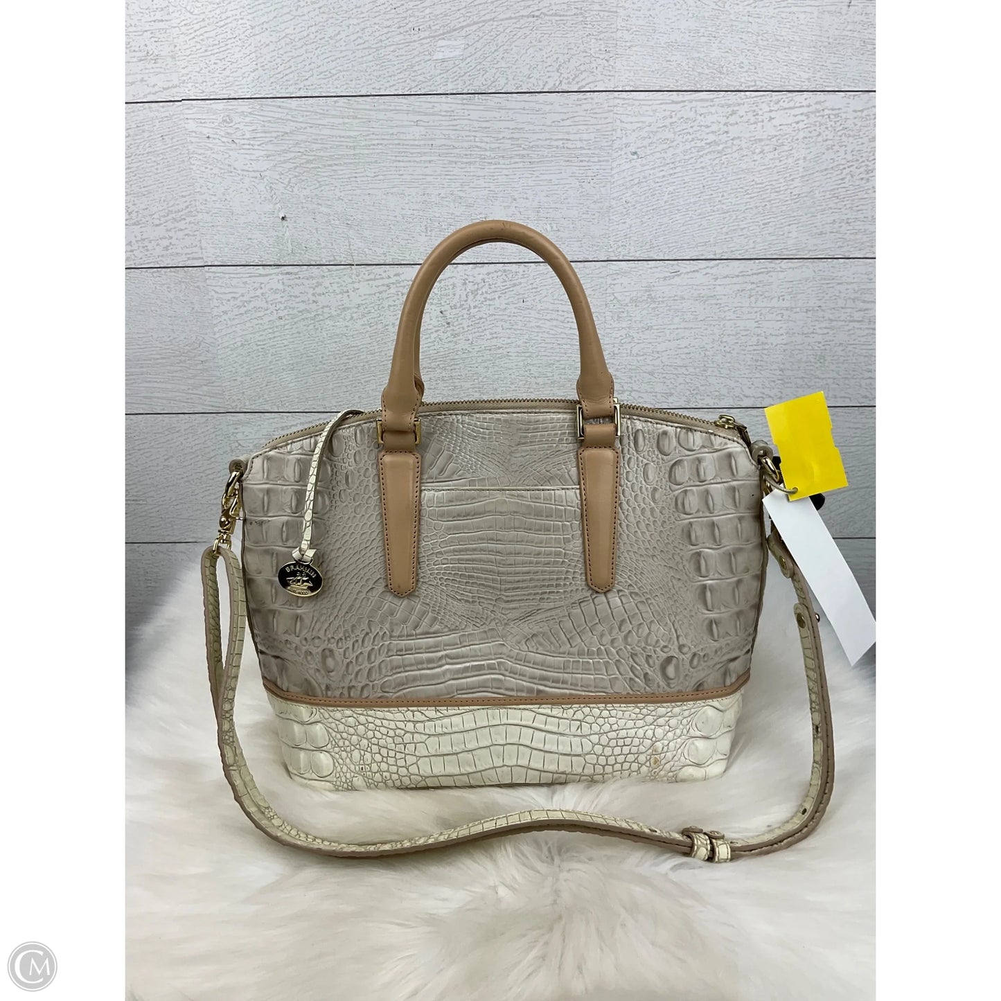 Handbag Designer By Brahmin, Size: Medium