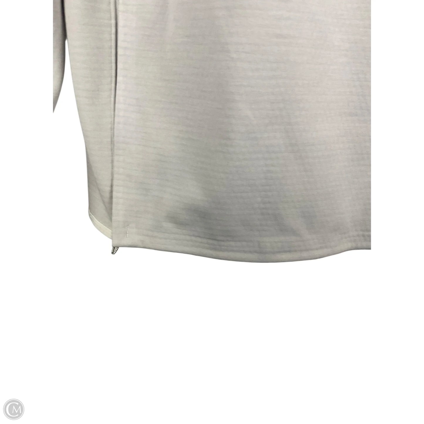 Athletic Sweatshirt Collar By Lululemon In Grey, Size: M