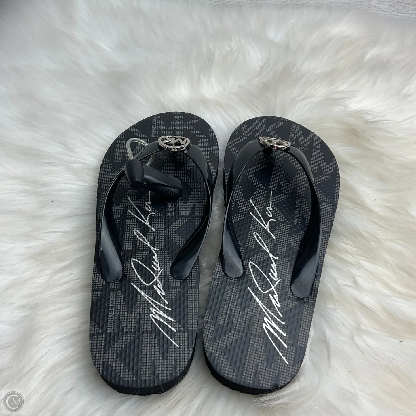 Sandals Designer By Michael Kors In Black, Size: 6