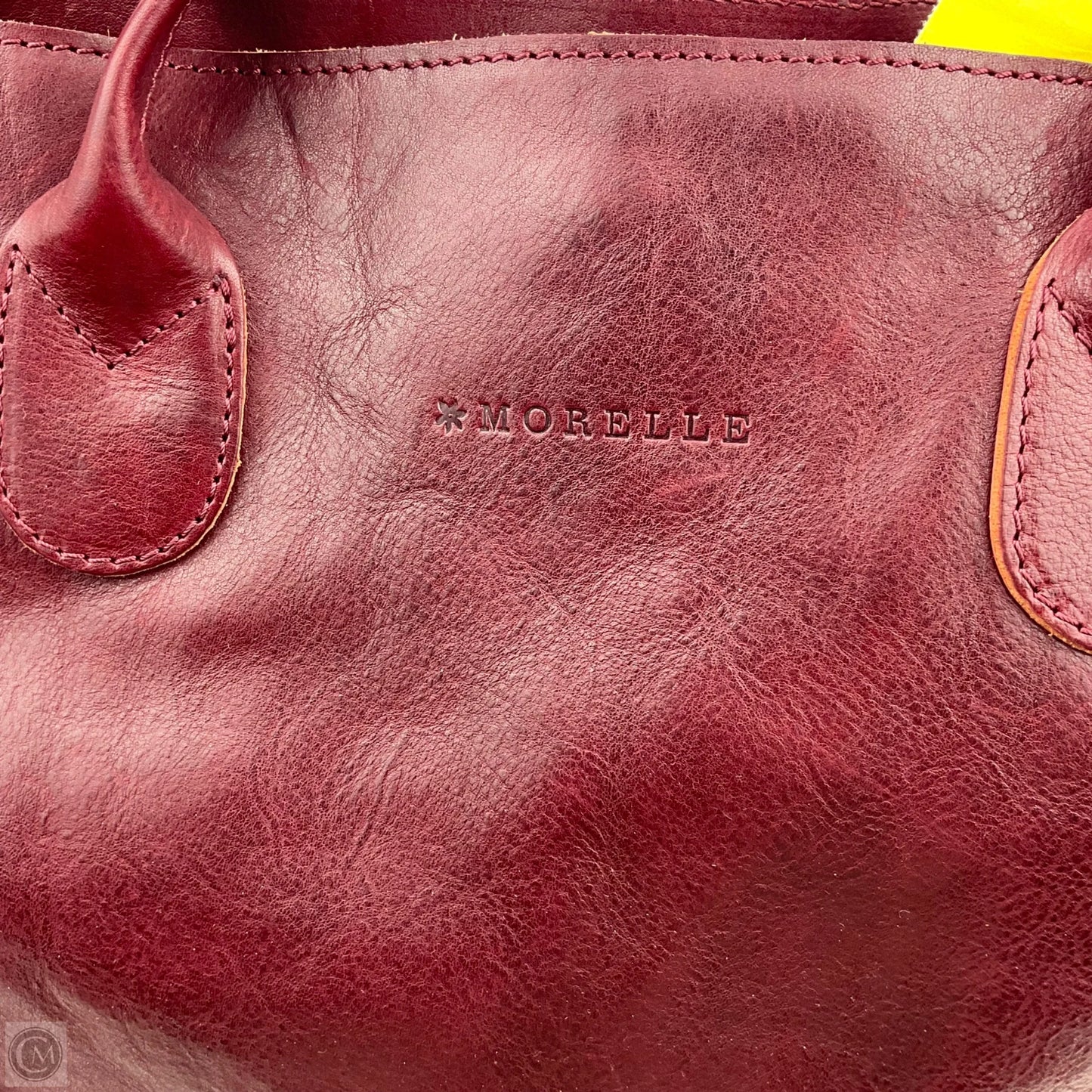 Handbag Leather By Cmb, Size: Medium