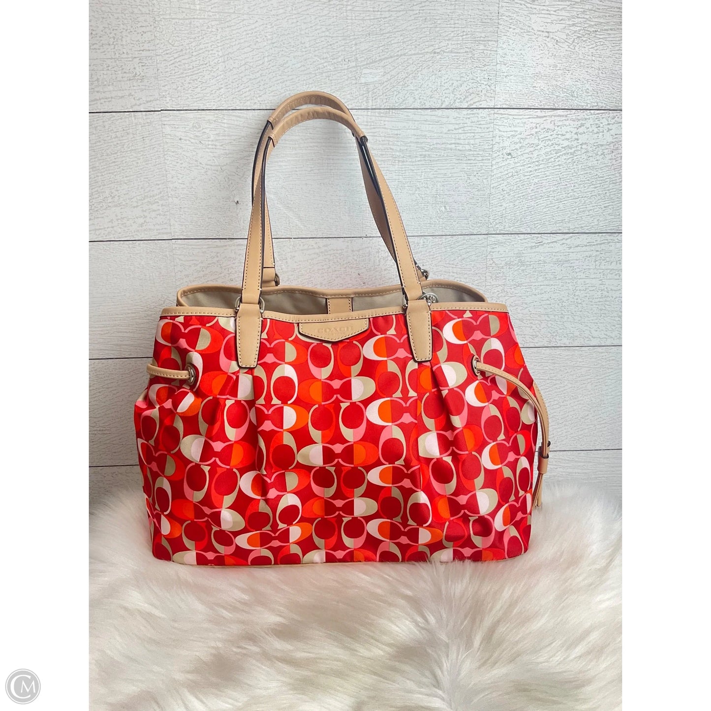 Handbag Designer By Coach, Size: Medium