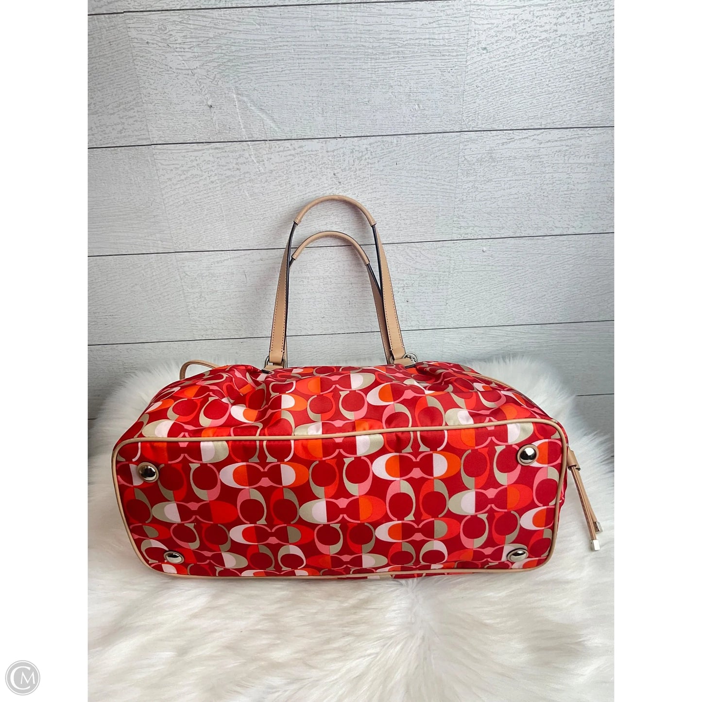 Handbag Designer By Coach, Size: Medium