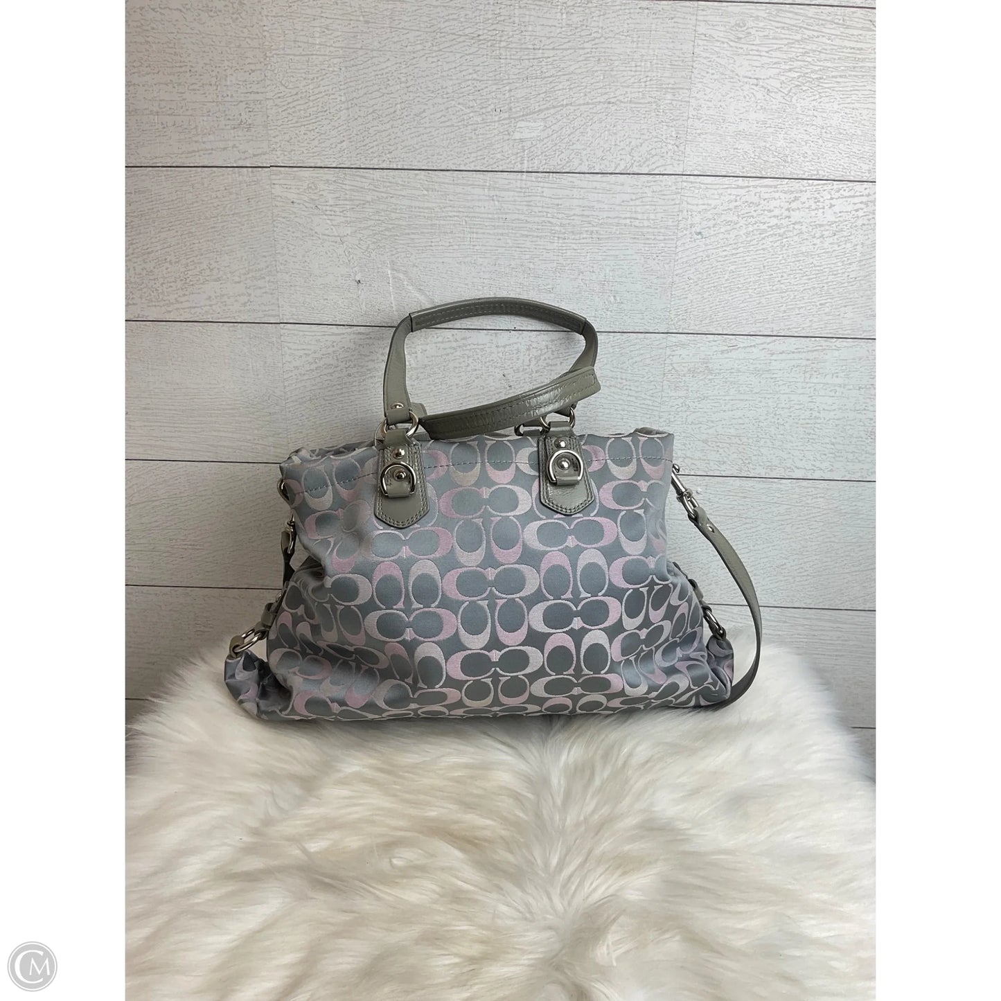 Handbag Designer By Coach, Size: Large