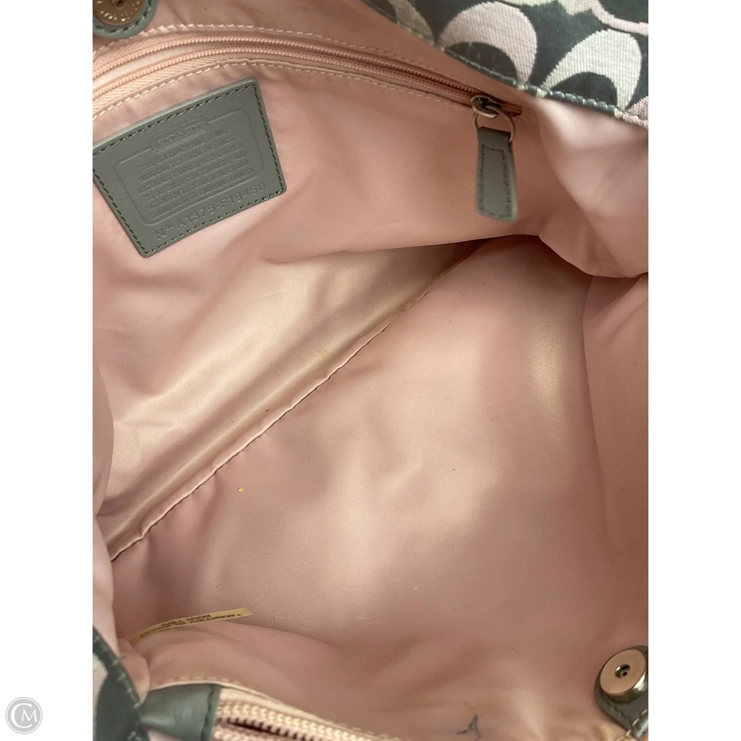 Handbag Designer By Coach, Size: Large