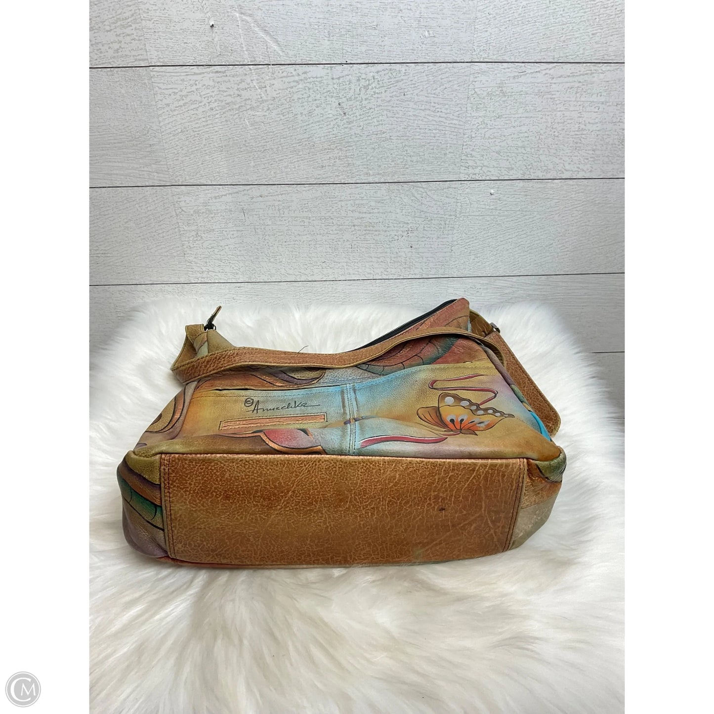 Crossbody By Anuschka, Size: Medium
