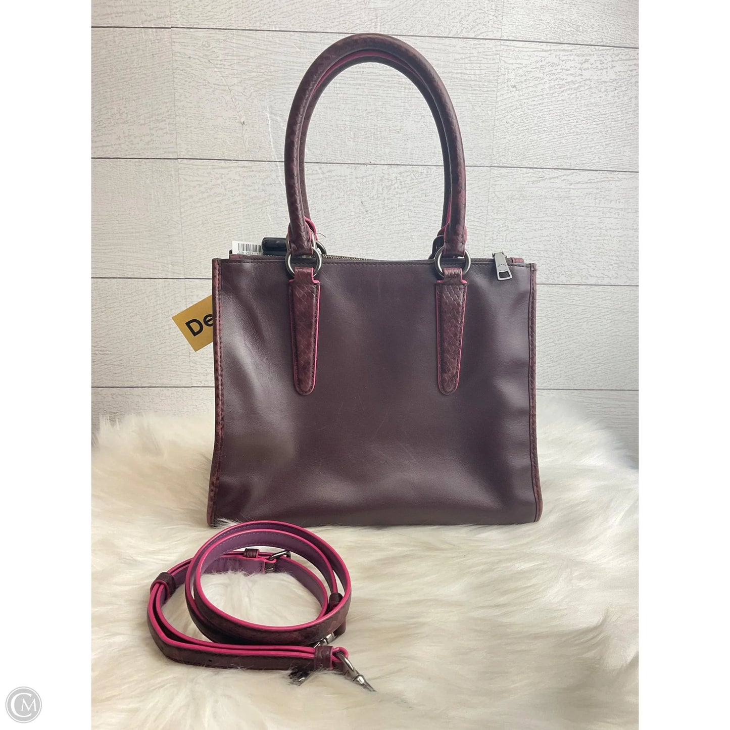 Handbag Designer By Coach, Size: Medium