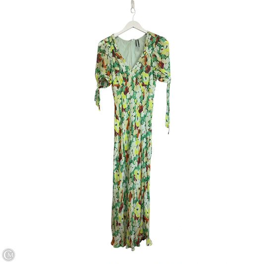 Dress Casual Maxi By Anthropologie In Floral Print, Size: M