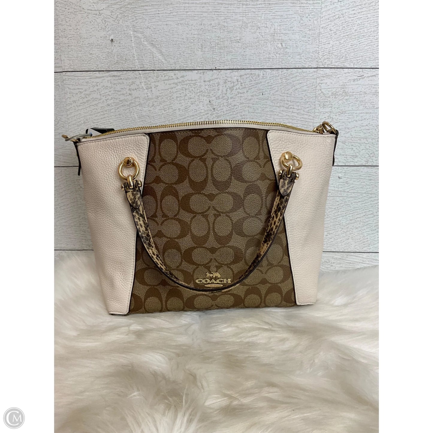 Crossbody Designer By Coach, Size: Medium