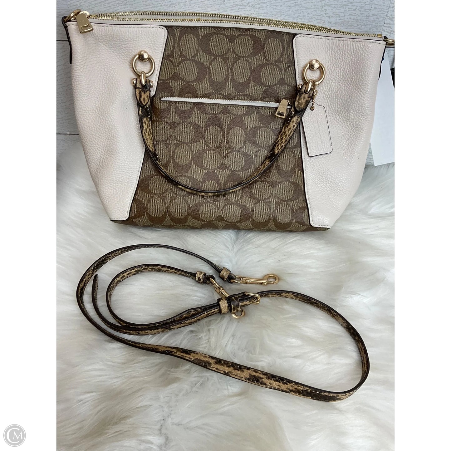 Crossbody Designer By Coach, Size: Medium