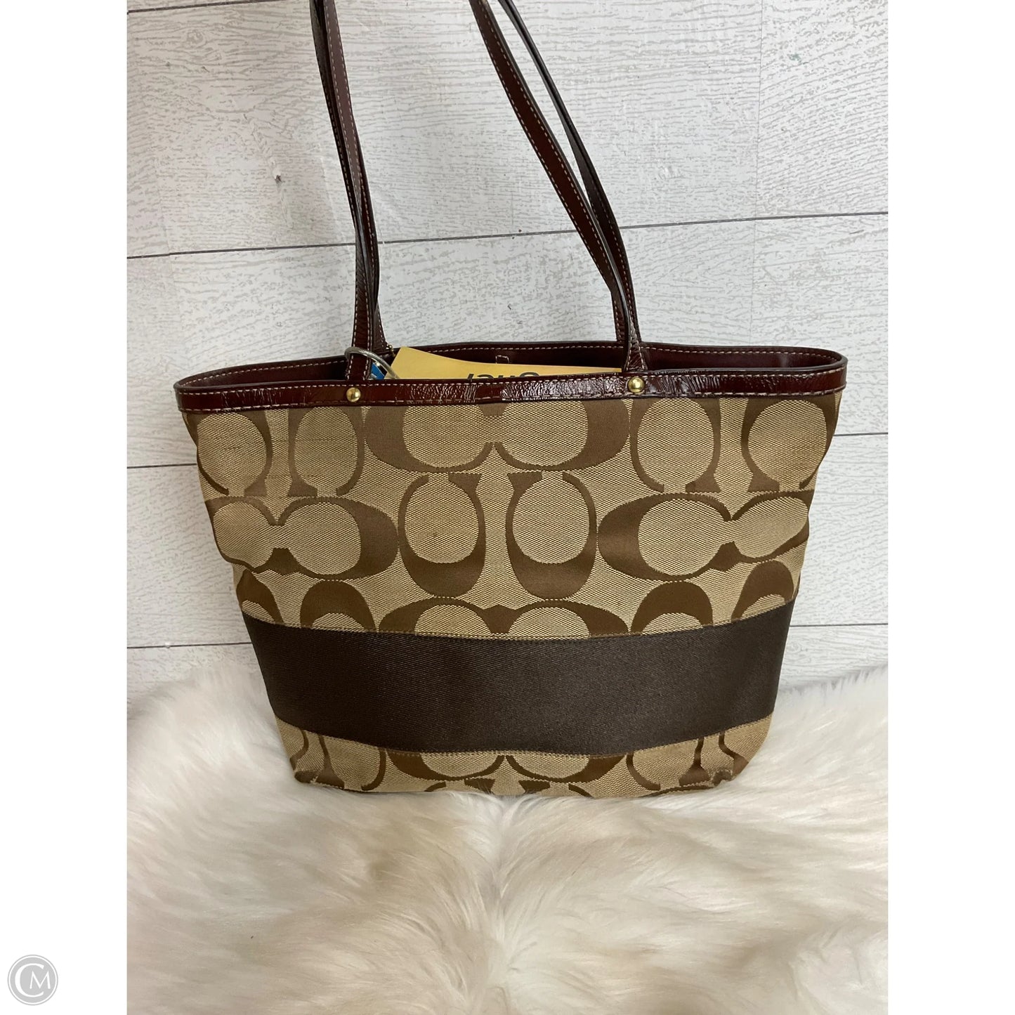 Handbag Designer By Coach, Size: Medium