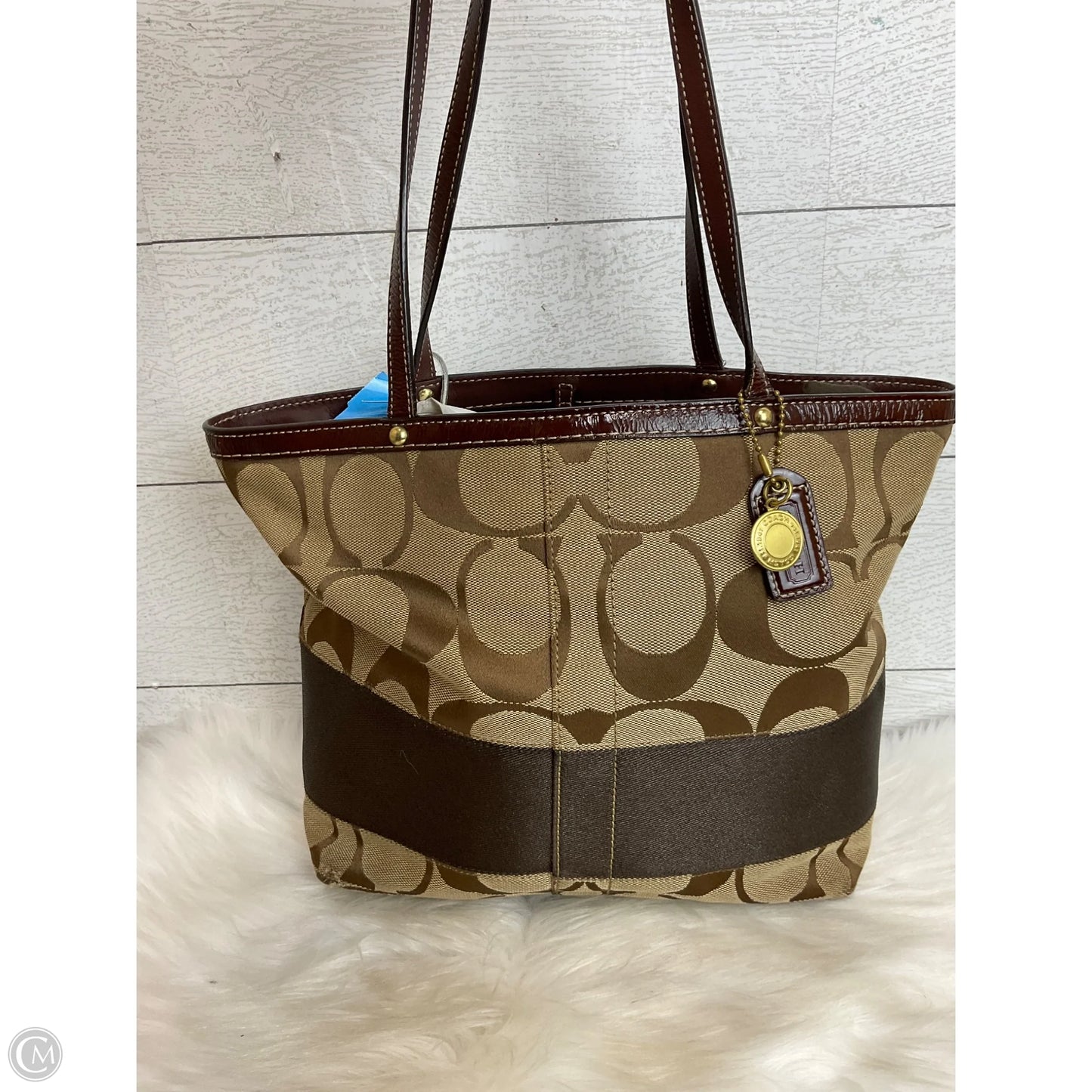 Handbag Designer By Coach, Size: Medium