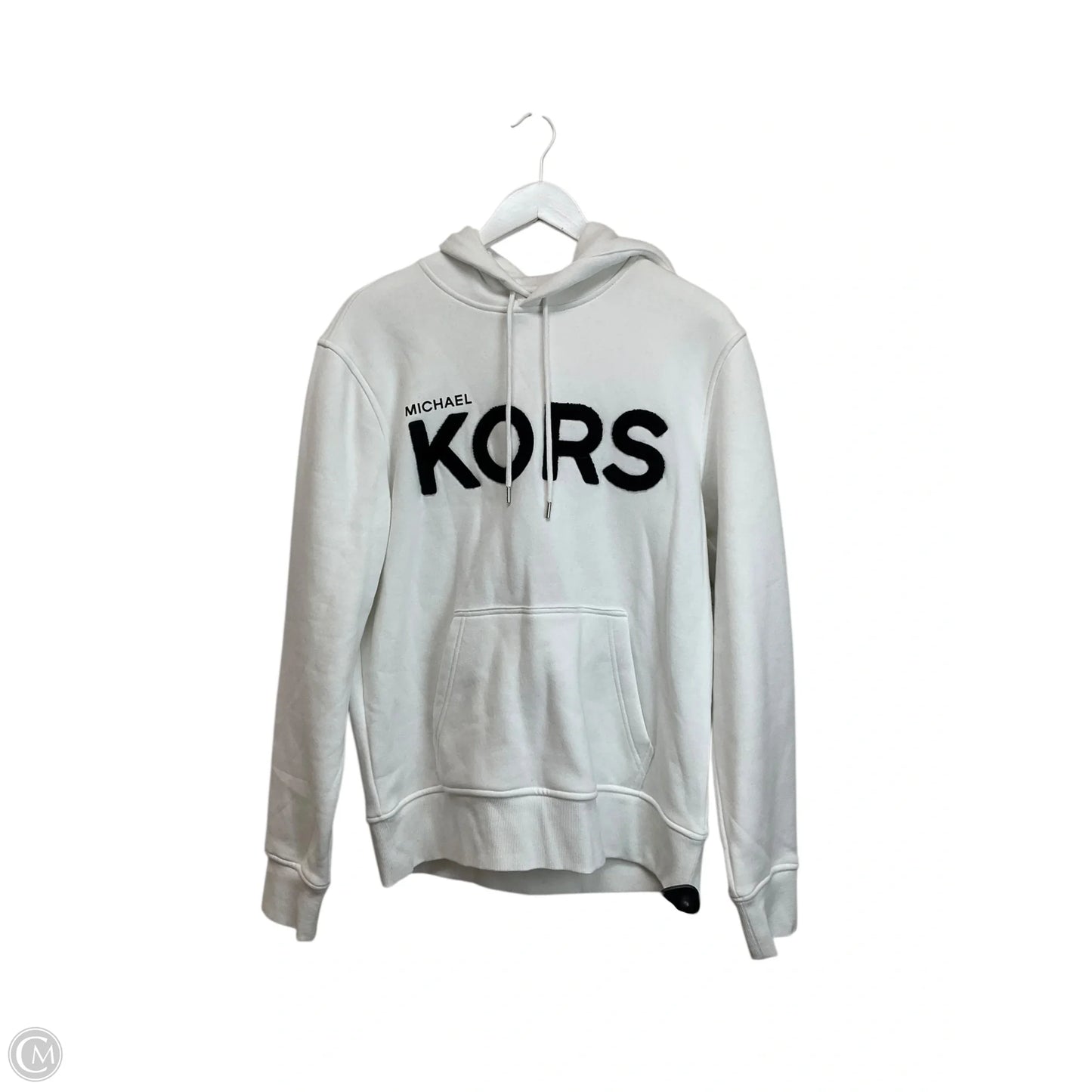 Sweatshirt Hoodie By Michael By Michael Kors In White, Size: M