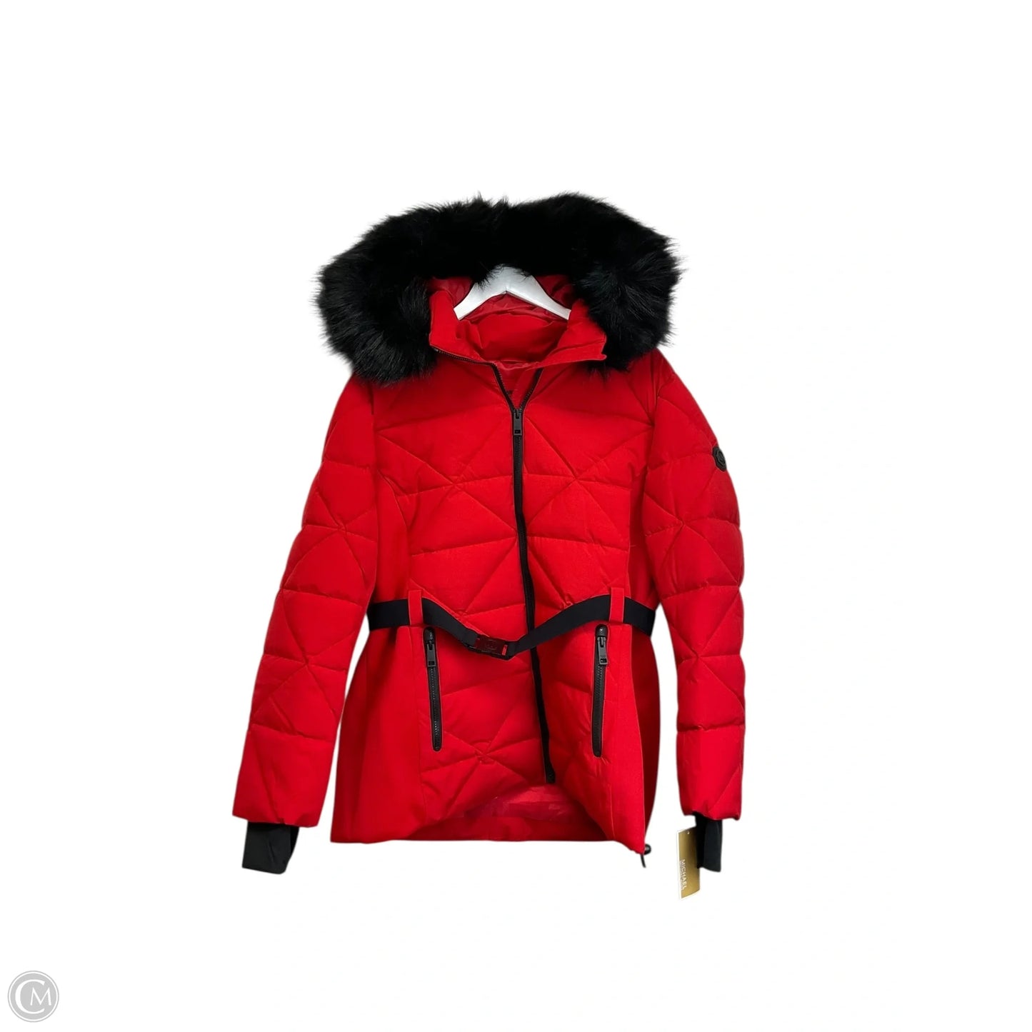 Coat Parka By Michael By Michael Kors In Red, Size: Xl