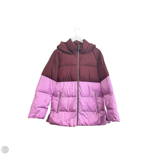 Coat Designer By Kate Spade In Purple, Size: M