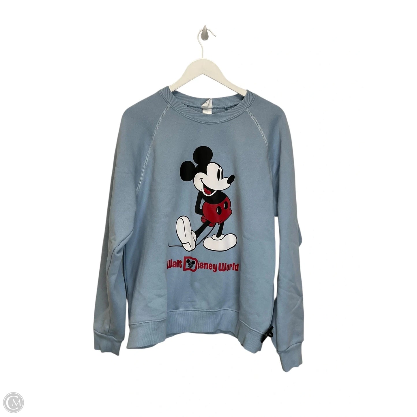 Sweatshirt Crewneck By Disney In Blue, Size: L