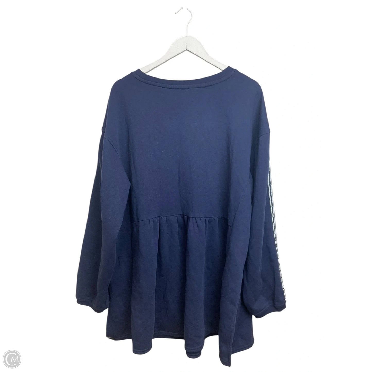 Sweatshirt Crewneck By Anthropologie In Blue, Size: 2x
