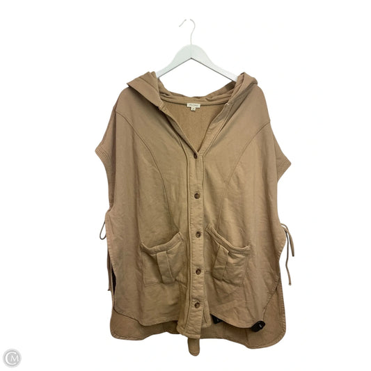 Vest Other By Free People In Tan, Size: 2x