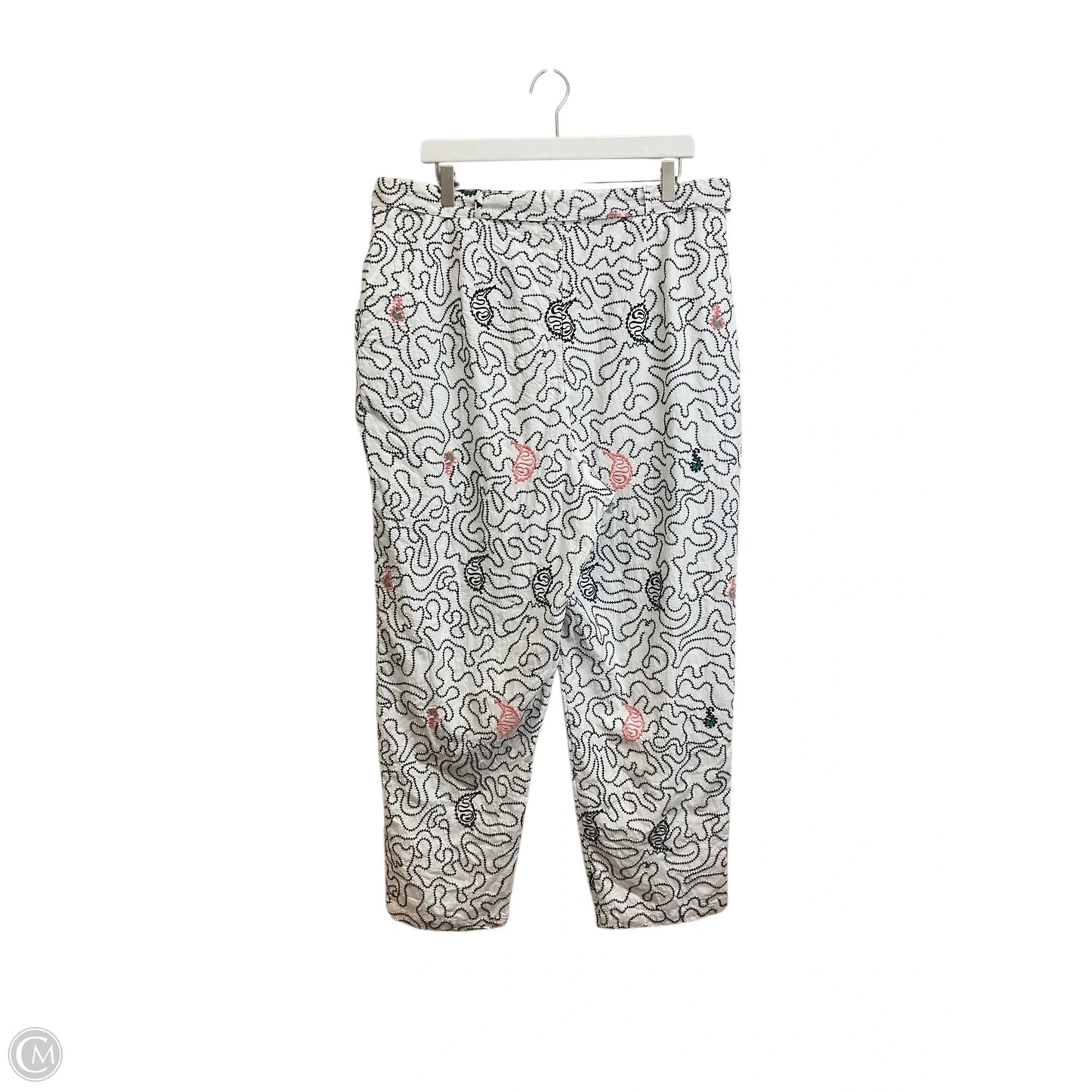 Pants Wide Leg By Anthropologie In White, Size: Xl