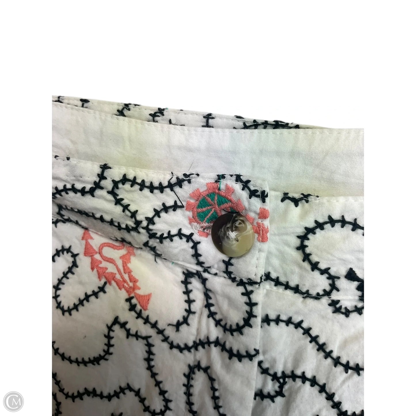 Pants Wide Leg By Anthropologie In White, Size: Xl