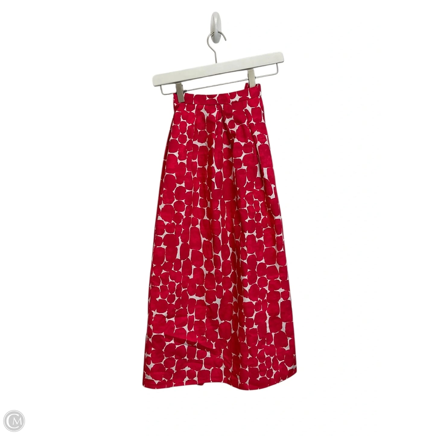 Skirt Set 2pc By Banana Republic In Red & White, Size: S
