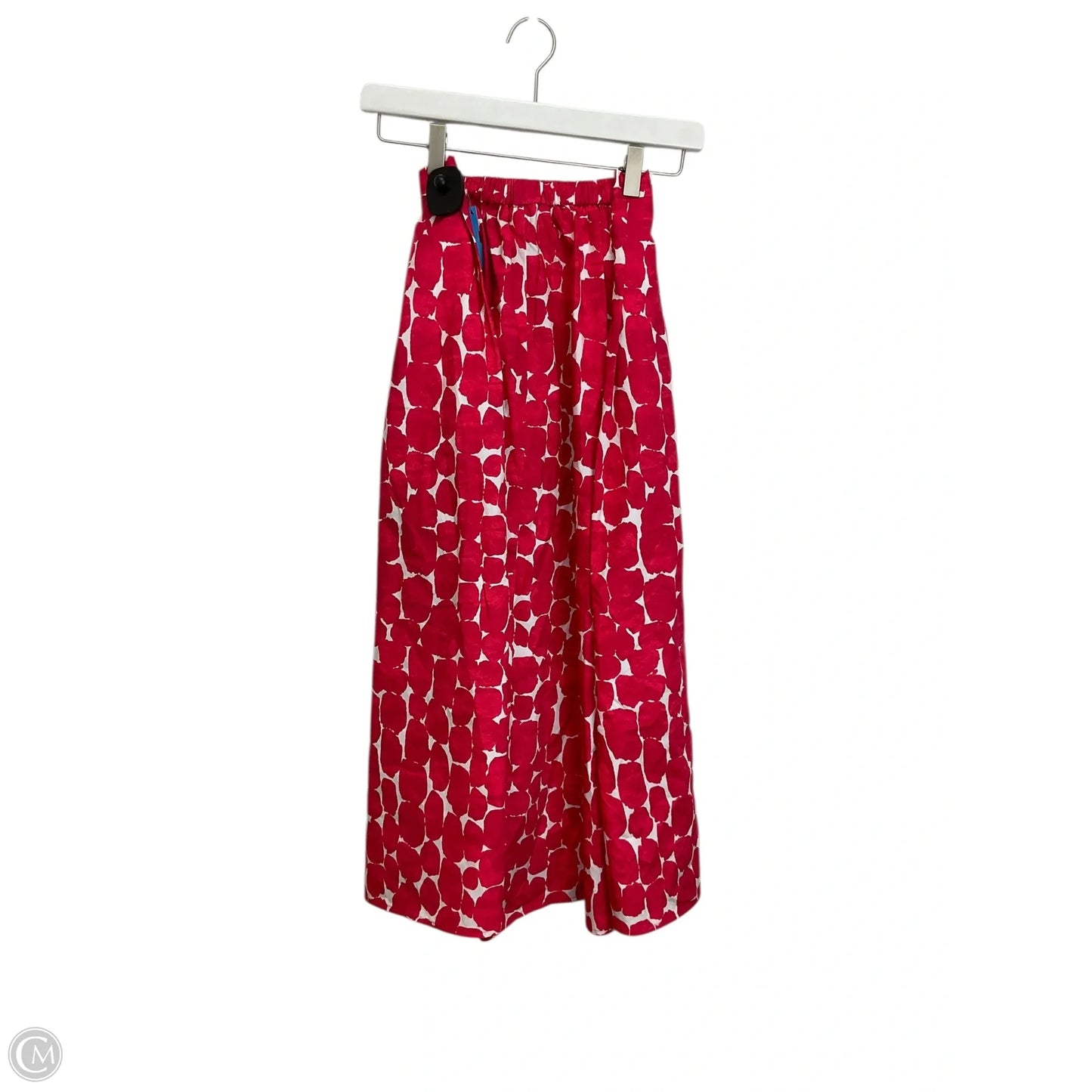 Skirt Set 2pc By Banana Republic In Red & White, Size: S