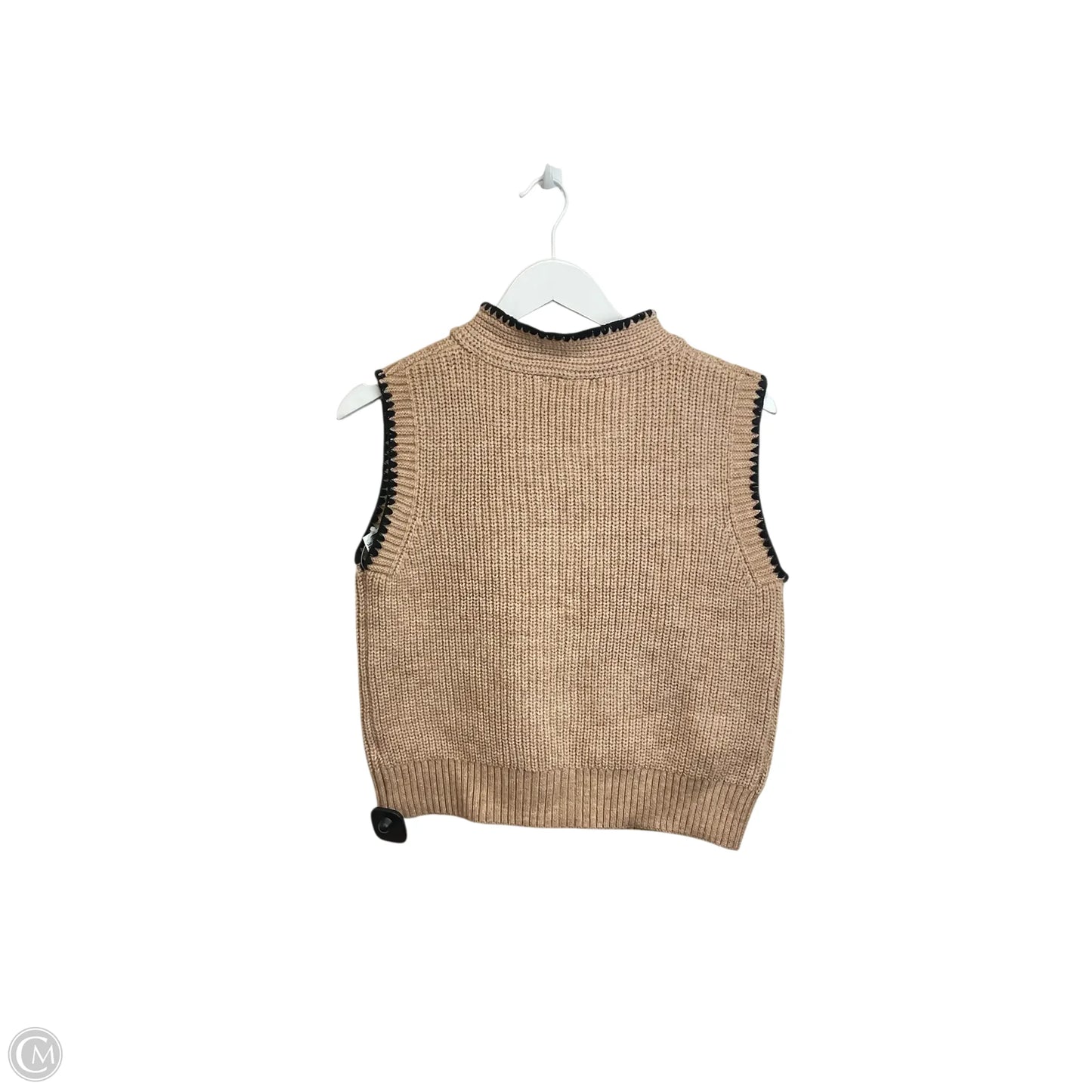 Vest Sweater By Thml In Tan, Size: S