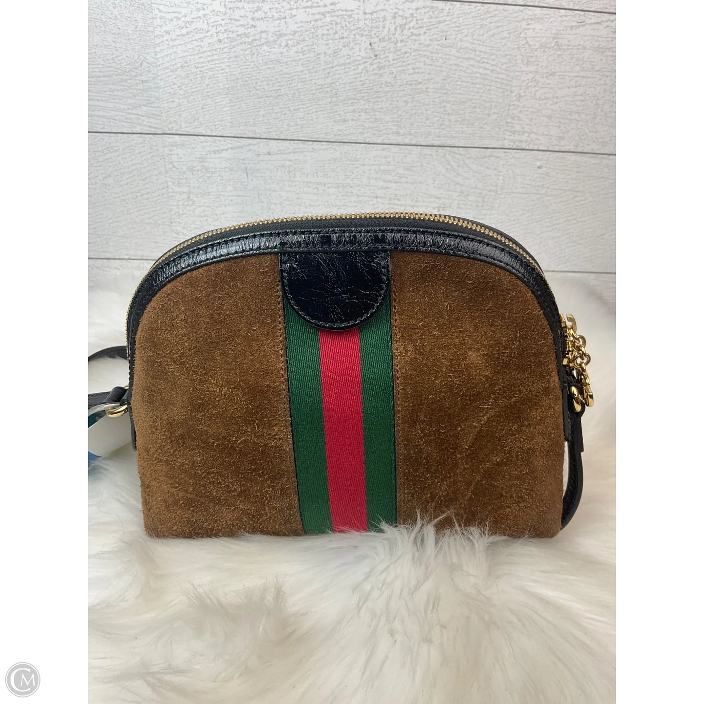Crossbody Luxury Designer By Gucci, Size: Small