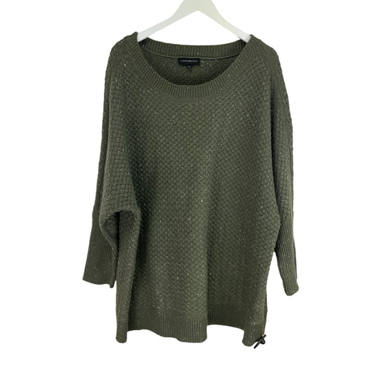 Sweater By Lane Bryant In Green, Size: 3x