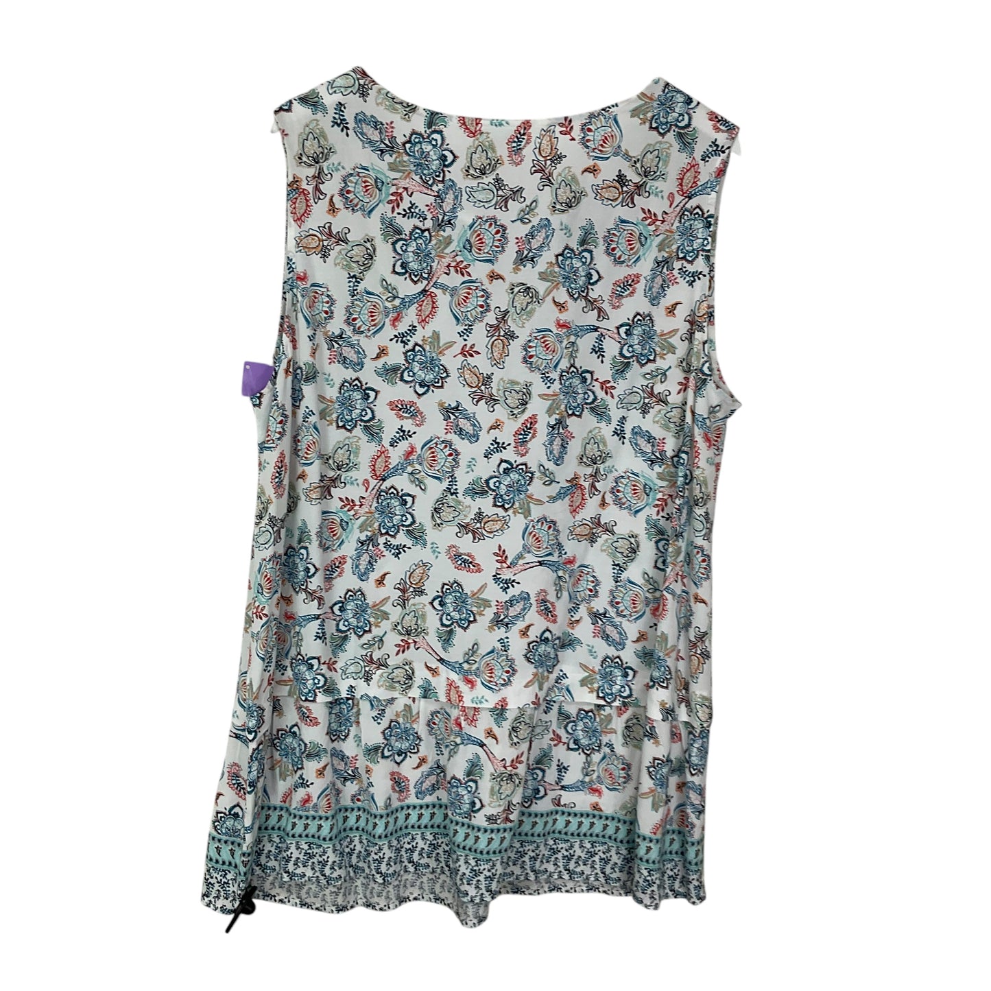 Top Sleeveless By J. Jill In Multi-colored, Size: Xl