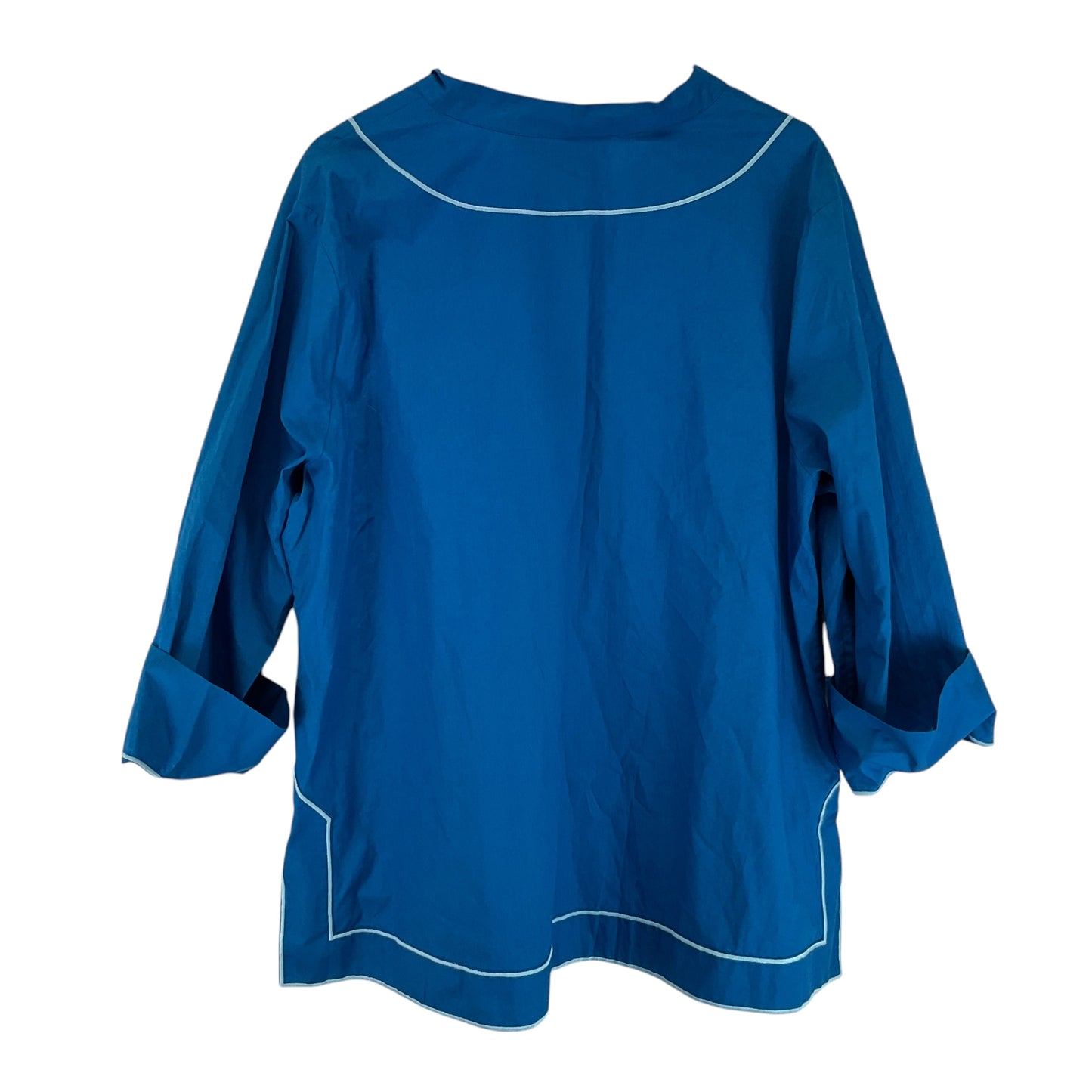 Top Long Sleeve By Clothes Mentor In Blue, Size: 3x