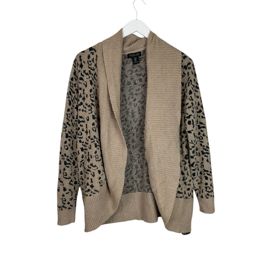 Sweater Cardigan By Rachel Zoe In Animal Print, Size: M