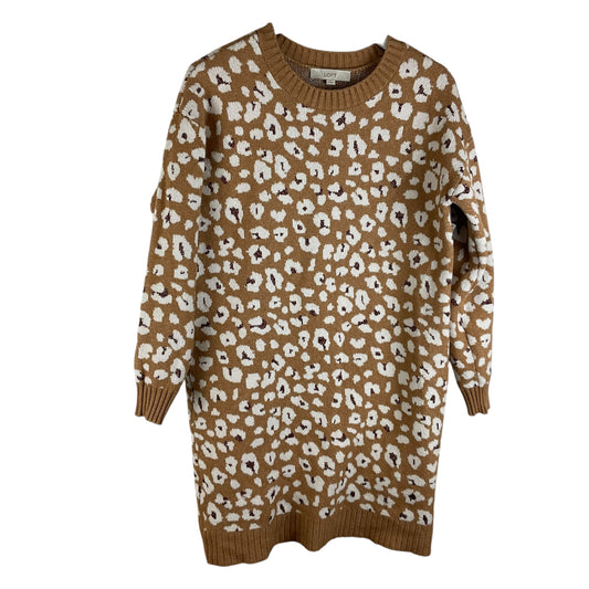 Sweater By Loft In Animal Print, Size: M