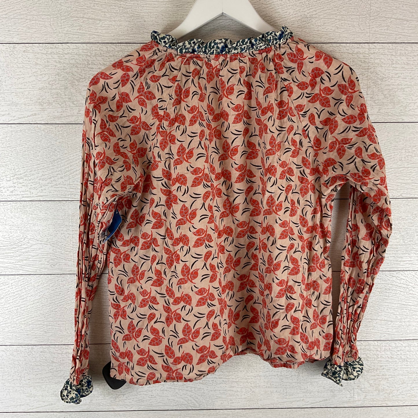 Top Long Sleeve By Thml In Orange, Size: M