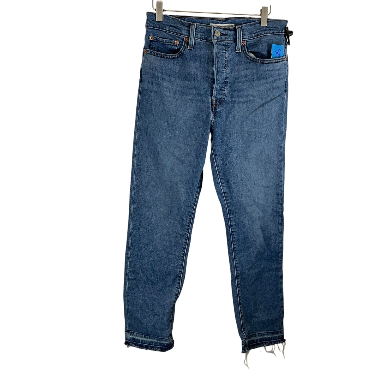 Jeans Boyfriend By Levis In Blue Denim, Size: 10