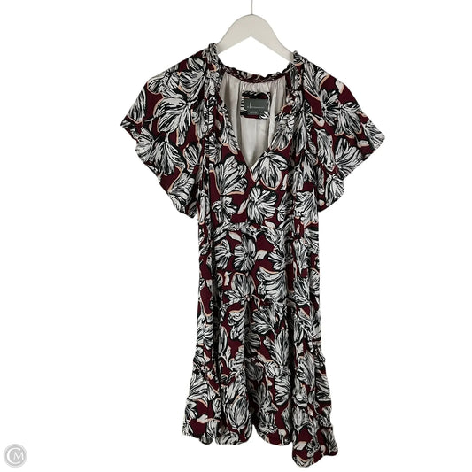 Dress Casual Short By Anthropologie In Red, Size: S