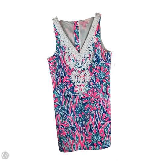 Dress Designer By Lilly Pulitzer In Blue & Pink, Size: 6