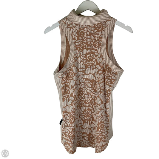 Top Sleeveless By Meadow Rue In Tan, Size: M