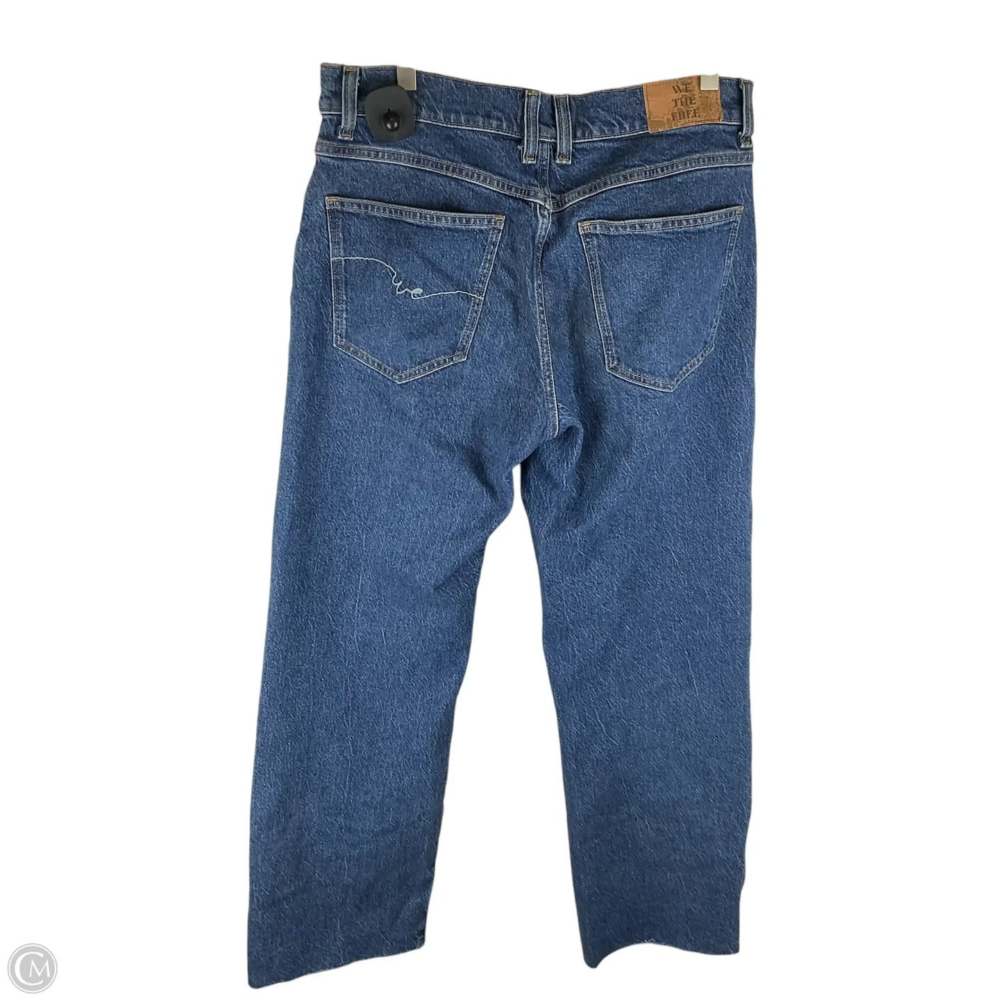 Jeans Wide Leg By We The Free In Blue Denim, Size: 6
