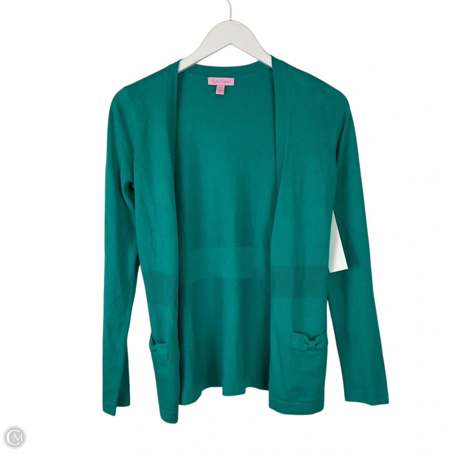 Sweater Cardigan Designer By Lilly Pulitzer In Teal, Size: S