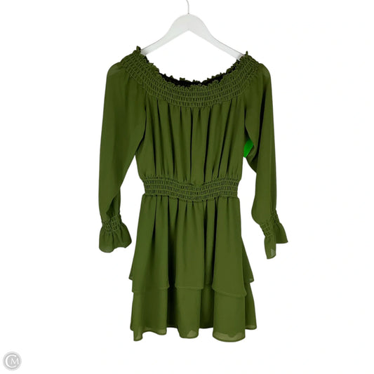 Dress Casual Short By Mumu In Green, Size: M