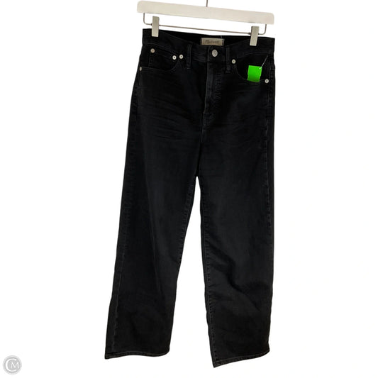 Jeans Boot Cut By Madewell In Black Denim, Size: 4