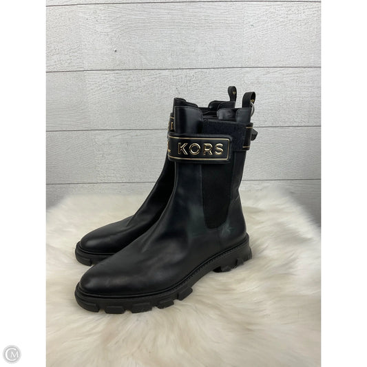 Boots Designer By Michael Kors In Black, Size: 8.5