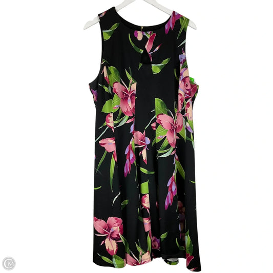 Dress Casual Short By Dressbarn In Black, Size: 18