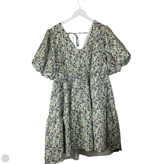 Dress Casual Short By English Factory In Green, Size: 2x