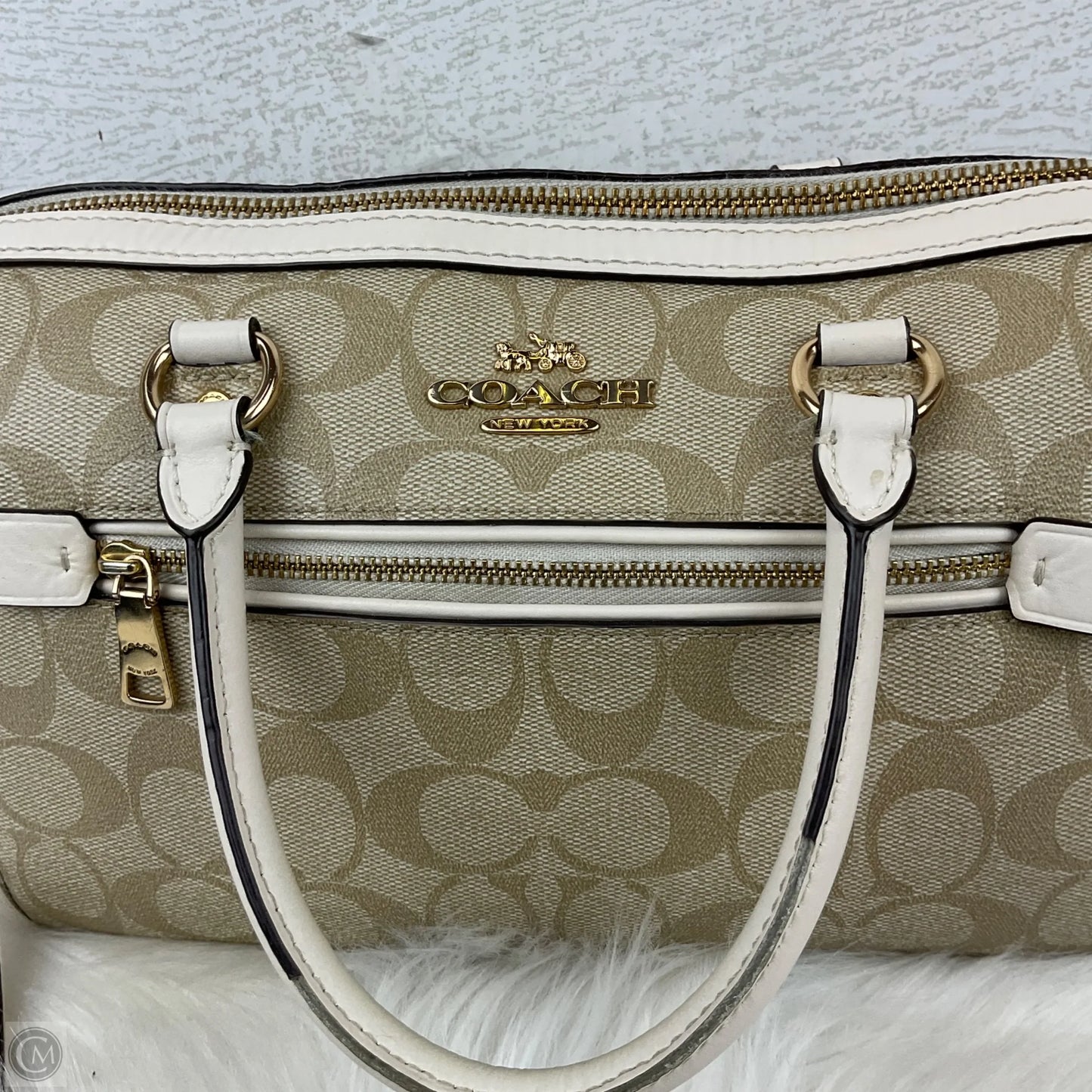 Crossbody Designer By Coach, Size: Medium