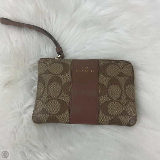 Wristlet Designer By Coach, Size: Small