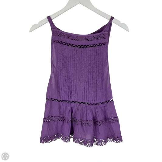 Top Sleeveless By Free People In Purple, Size: S